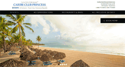 Desktop Screenshot of caribeclubprincess.com